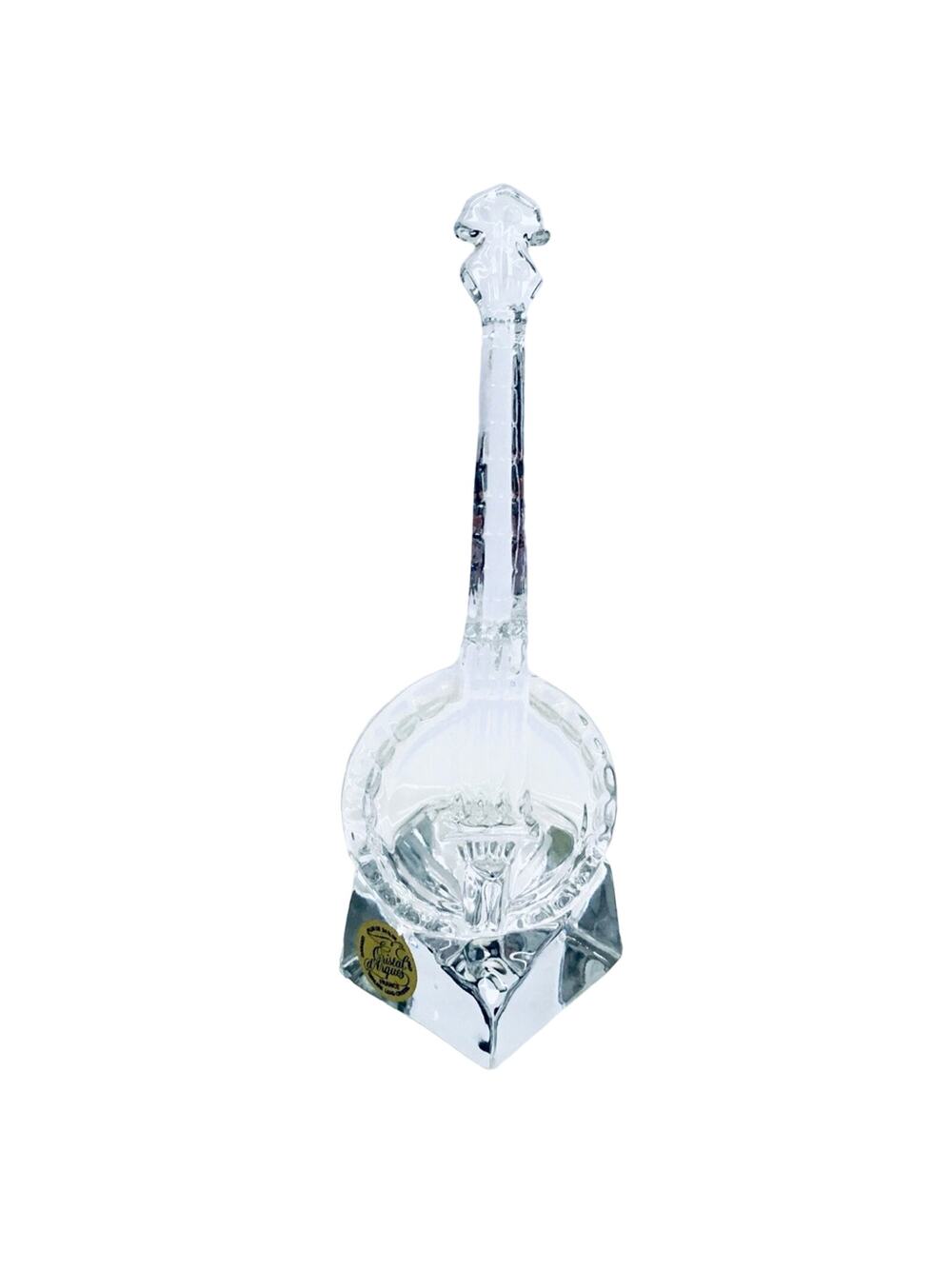 Lead Crystal Banjo Figurine
